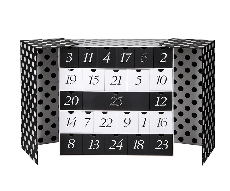 Numbered Drawers Advent Box