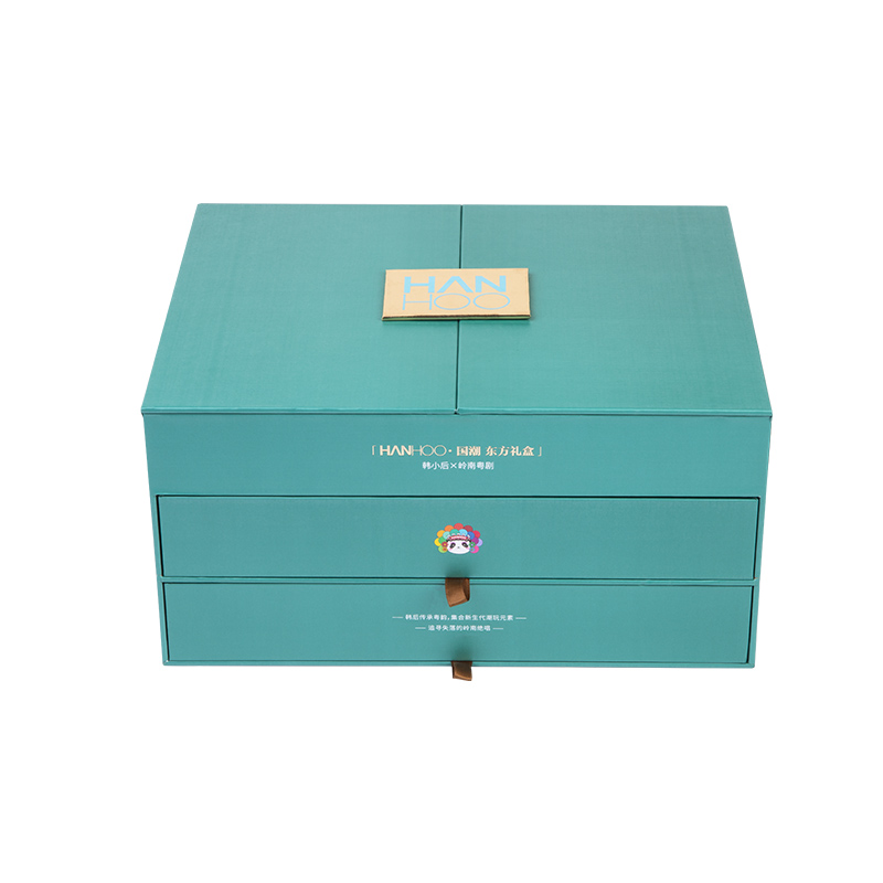 Paper Cosmetic Box with Drawers