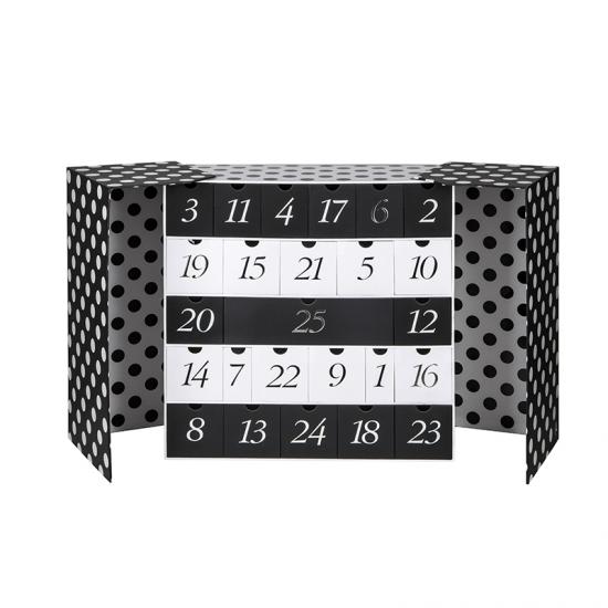 Chic Advent Calendar Box with Drawers