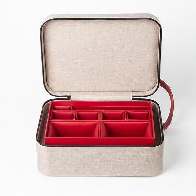 China Portable Tea Set Box with Handle