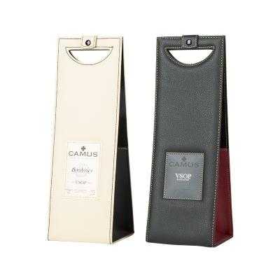 Durable Luxury Leather Wine Bag