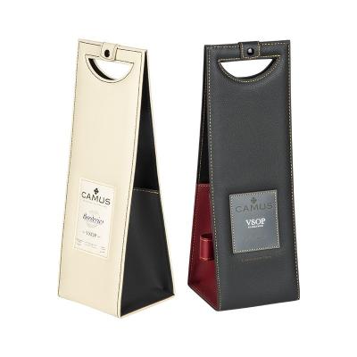 Durable Luxury Leather Wine Bag