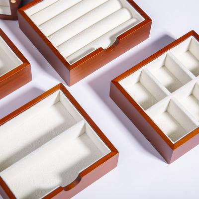 Wooden Jewelry Box with Five Drawers