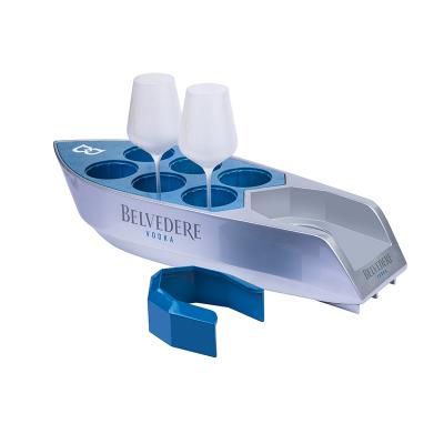 Pine Wood Display for Alcoholic Beverages