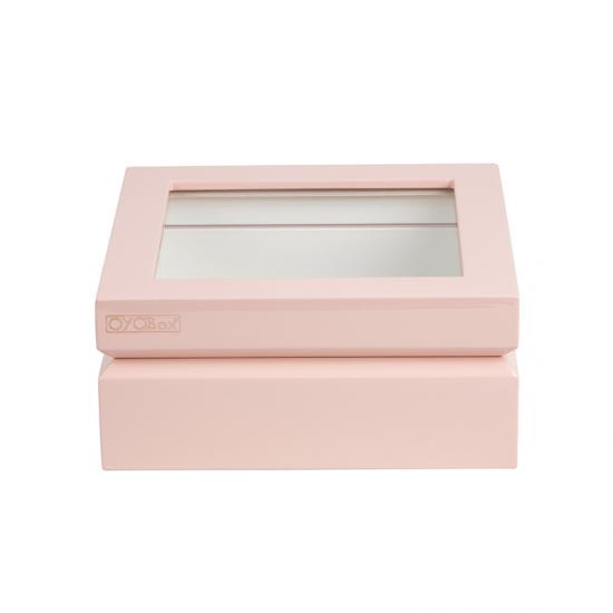 Pink Wooden Glasses Display Case